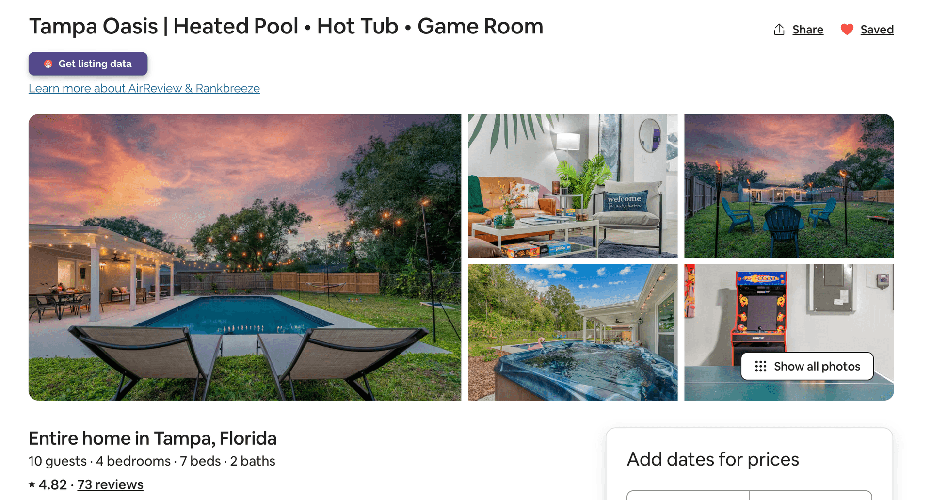 Short Term Rentals in Florida